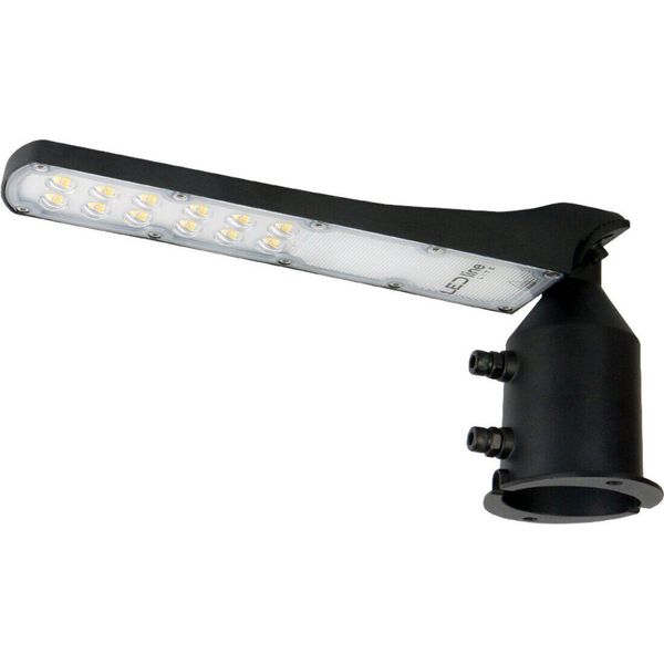 Led Line Lite Flamingo Lampione 30W | Classe Di Protezione IP65 | Luce Bianca Neutra 4000K | Facile Installazione | 3000Lm, Nero-image