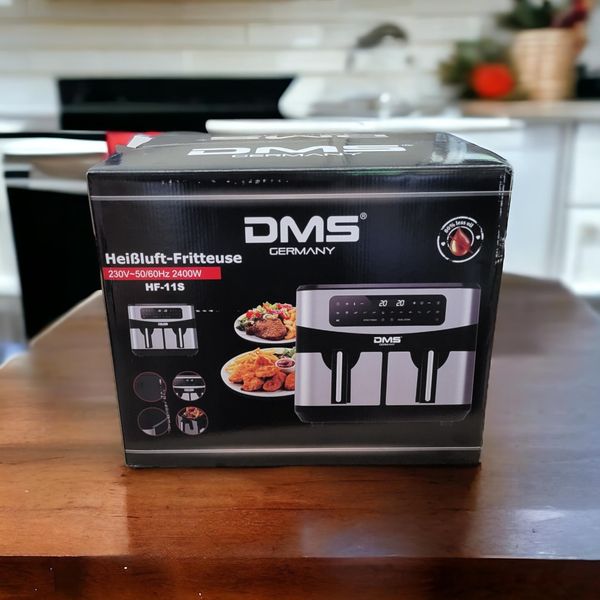 Dms 11L Doppia Friggitrice Ad Aria Calda Friggitrice A Doppia Camera Digitale HF-11S-image