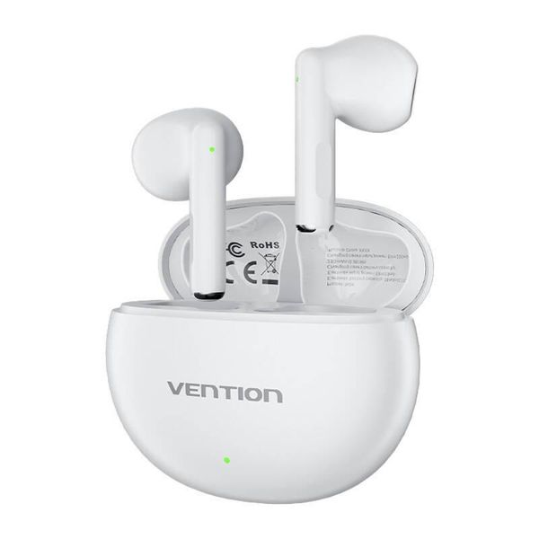 Wireless Earphones, Vention, NBKW0, Earbuds Elf E06 (White)-image