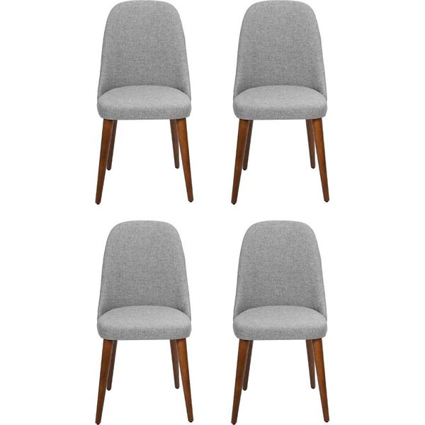 Sedia Designer 4X Sedie Sedia In Legno Sedia Da Pranzo Lusso Legno Nuovi Mobili Nuovi-image