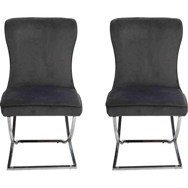 Sedie 2X Di Design Sedie Imbottite Chesterfield Di Lusso Poltrone Soggiorno Sala Da Pranzo-image