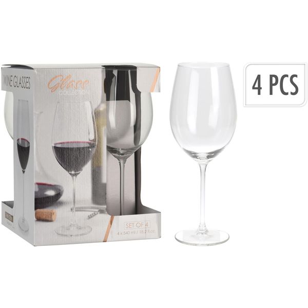 Bicchieri Da Vino Rosso 540Ml, Set Di 4-image