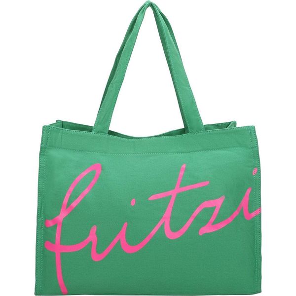 Fritzi Aus PreußEn Borsa Shopper Borsa A Tracolla Easy 01 Canvas Shopper Green Verde-image
