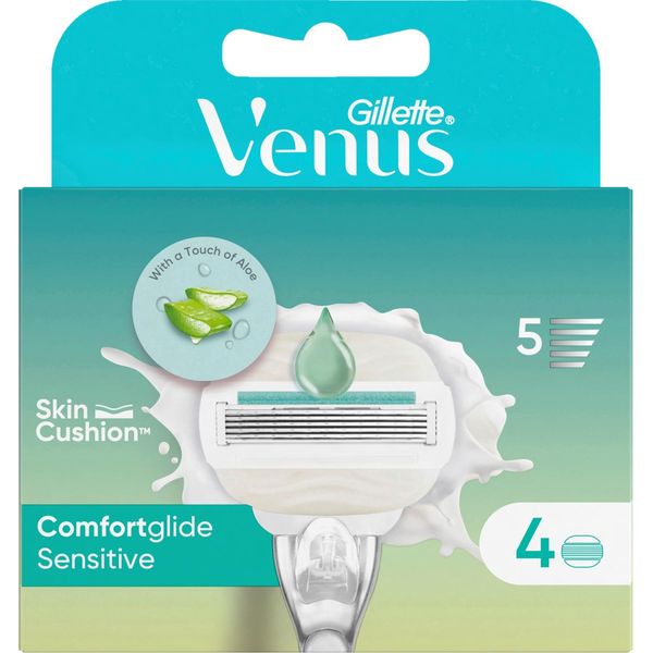 Gillette Venus Comfortglide Sensitive Lame Di Ricambio 4 Pz-image
