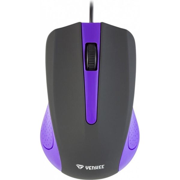Yenkee Usb Wired Mouse, 3 Buttons, Rubberized Surface-image