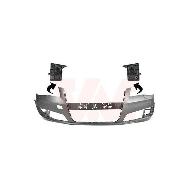 Van Wezel 0353575 - Paraurti Anteriore Oe 4H0807065AGRU Per A8 (4H)-image