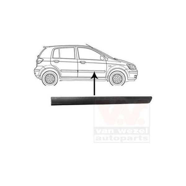 Van Wezel 8252424 - Oe 877221C500CA Modanatura, Anteriore Destra Per Getz (Tb)-image