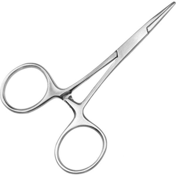Mini Pinza 9,5 Cm In Acciaio Inox - Pinza Di Precisione In Acciaio Inox | Punta Dritta, Interna-image