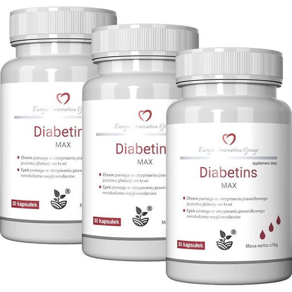 Integratore Alimentare Europe Innovation Group Diabetins Max 90 Capsule-image