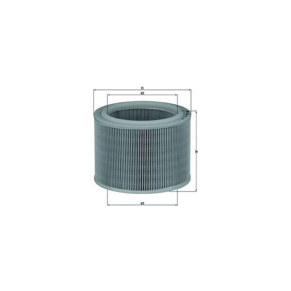 Mahle Lx 486 - Oe 144484 Filtro Aria Per Berlingo, Xsara, Zx (N2), 306, Partner (5, G)-image