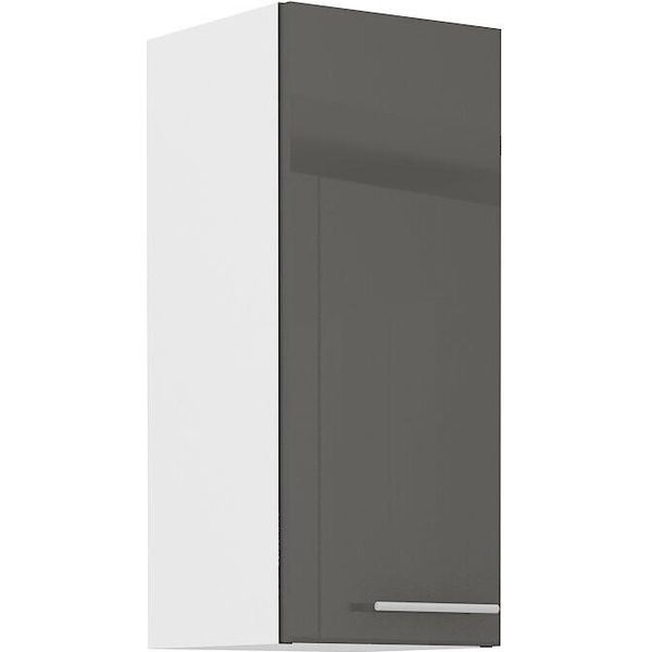 Armadietto Superiore Da Cucina Lajla - Larghezza 30 Cm, Grigio / Bianco-image