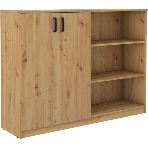 Armadietto Con Scansia Mabaka - Rovere Artisan-image
