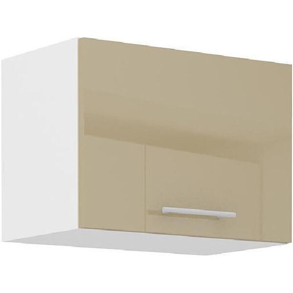 Armadietto Per Cappa Aspirante Lajla - Larghezza 50 Cm, Cappucino / Bianco-image