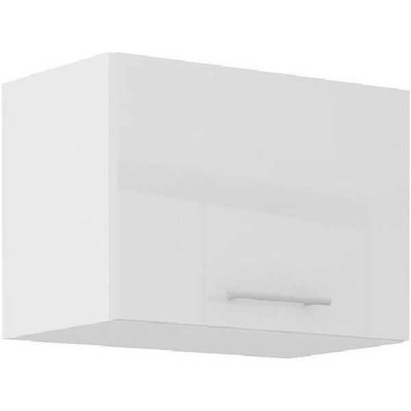 Armadietto Per Cappa Aspirante Lajla - Larghezza 50 Cm, Bianco-image