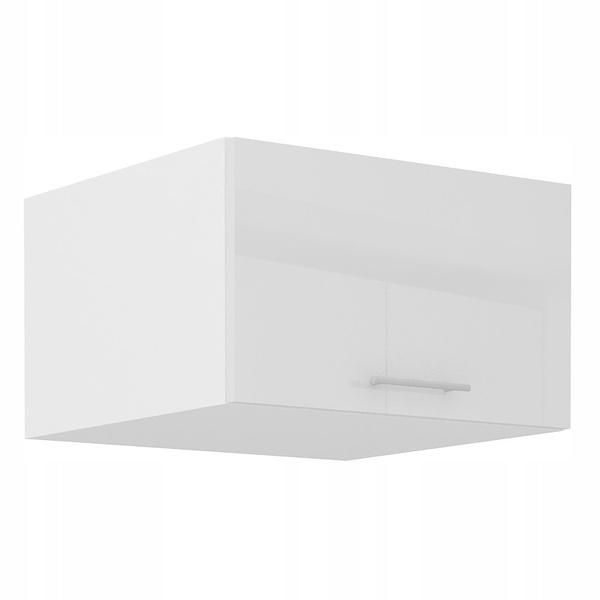 Mobile Alto Profondo Con Ante A Battente Lajla - Larghezza 60 Cm, Bianco-image