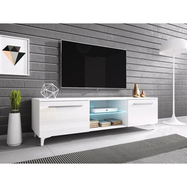 Tavolino Per Tv Kerri - Bianco-image