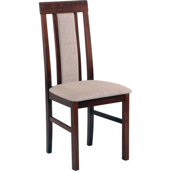 Sedia Da Pranzo Jarmila 2 - Noce / Grigio-Beige-image