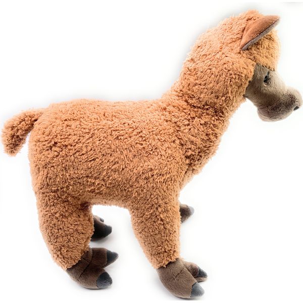 Onwomania Peluche In Tessuto Animale Alpaca Marrone 40Cm Marrone-image