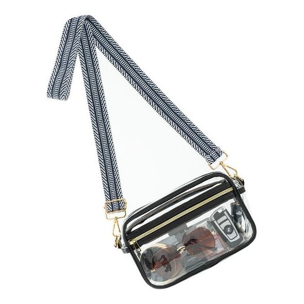 Inf Borsa A Tracolla In Pvc Trasparente Con Tracolla Regolabile-image