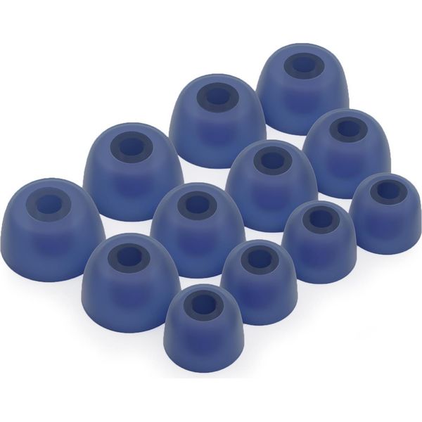 Okuli 12 X Gommini Auricolari In Silicone Ricambio Per Jabra Elite 3, 5, 7, 65T, 75T Auricolari Cuffie In Blu-image