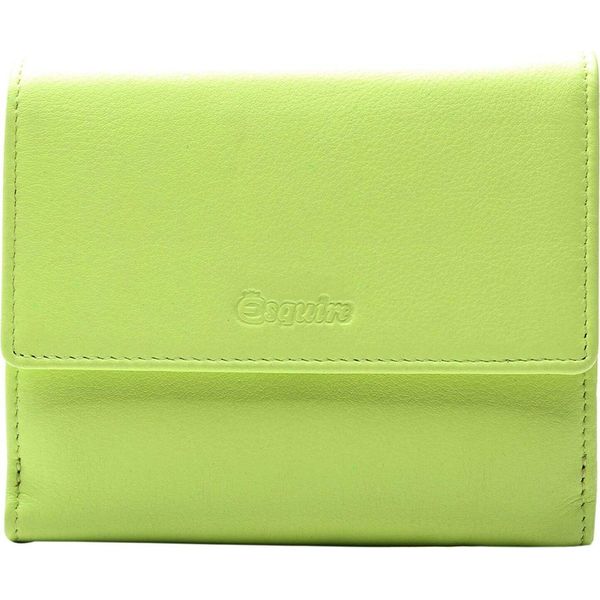 Esquire Pelle Portafoglio Viktoria Wallet With Flap Lime Verde Chiaro-image