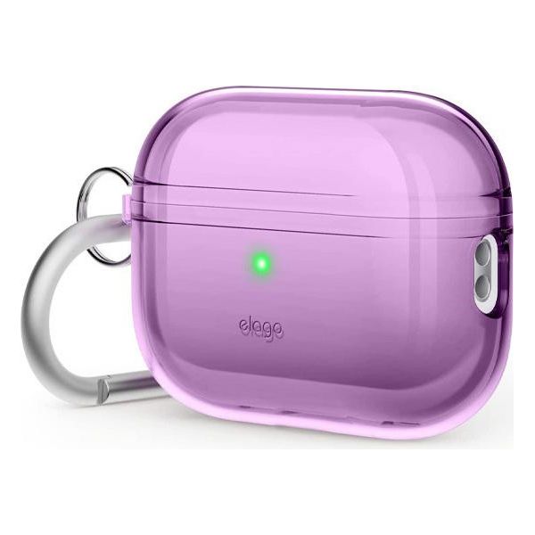 Elago Clear Hang Case Per Airpods Pro 2 Viola Scuro-image