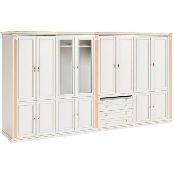 Armadio Elegante Per La Camera Da Letto Legno Di Design Armadi Angolari Moderni-image