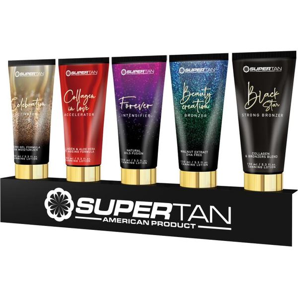 Supertan Shelf Talker Striscia Di Scaffale Per Cosmetici-image