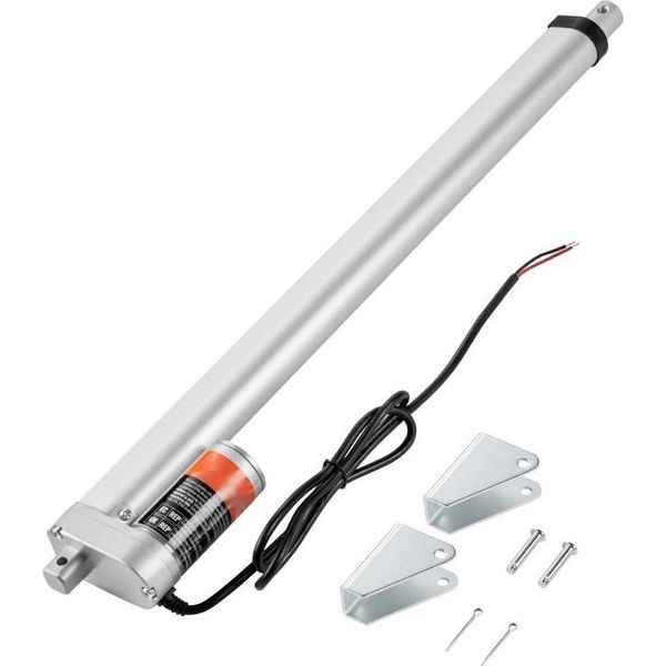 Attuatore Lineare 1500N Dc 12V - Attuatore Lineare IP54 - Motore Lineare Elettrico - Lunghezza Corsa 450Mm - Livello Di Rumorosità ≤60Db - Apriporta Elettrico - Velocità Di Spostamento 5 Mm/S - Attuatore Di Regolazione Con Tecnologia Lineare-image