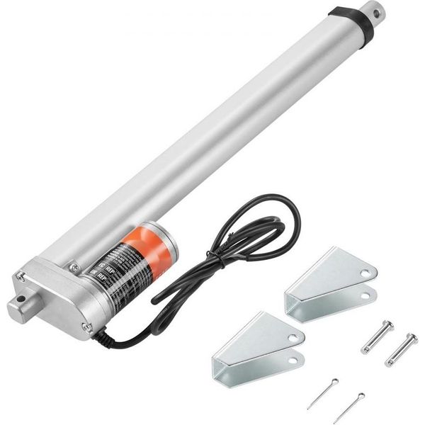 Attuatore Lineare 1000N Dc 12V - Attuatore Lineare IP54 Motore Lineare Elettrico - Lunghezza Corsa 300 Mm - Livello Di Rumorosità ≤50 Db - Apriporta Elettrico - Velocità Di Spostamento 14 Mm/S - Attuatore Di Regolazione A Tecnologia Lineare-image