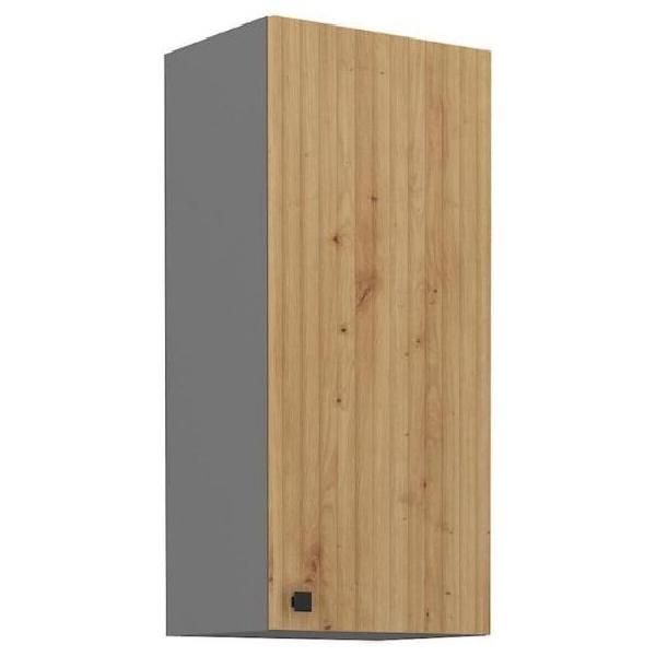 Pensile Alto Nomin - Larghezza 40 Cm, Rovere Artigianale / Antracite-image