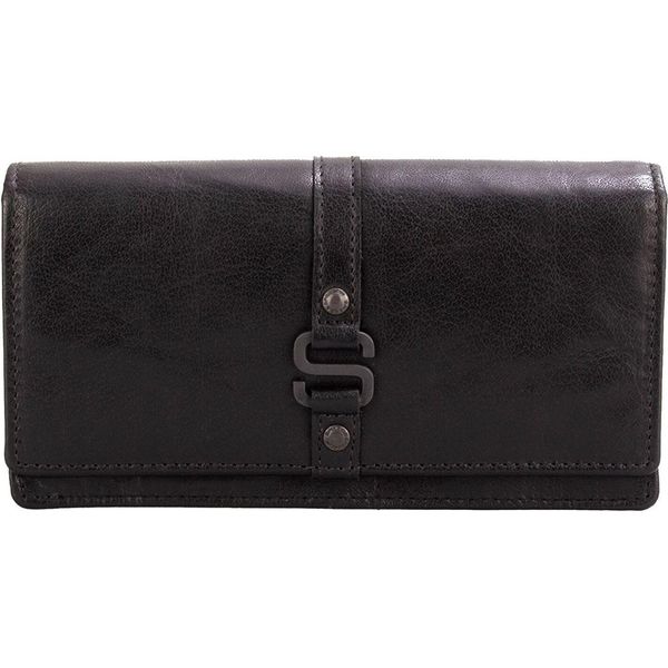 Spikes & Sparrow Pelle Portafoglio Gayle Wallet Rfid Black Nero-image