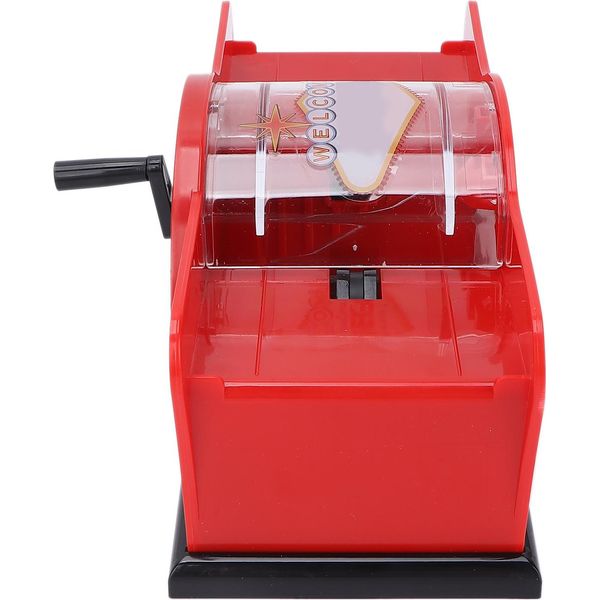 1-2 Deck Manuale Carta Shuffler Poker Playing Card Casino Card Manuale Shuffler Strumento (Rosso)-image