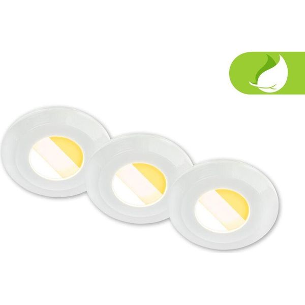 Set Da 3 Faretti Da Incasso Led Per Bagno Lampade Da Incasso Led Spot Cts Dimmerabili Ra90-image