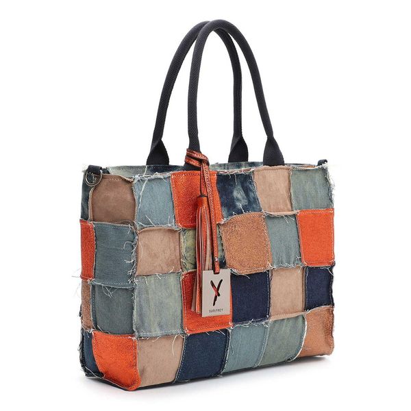 Suri Frey Borsa A Tracolla Borsa Shopper Sfy Ashley Shopper Orange / Brown Multicolore-image
