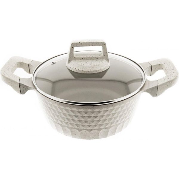 Casseruole Almina In Crema Alluminio Pressofuso Con Rivestimento Antiaderente 2,4L-image