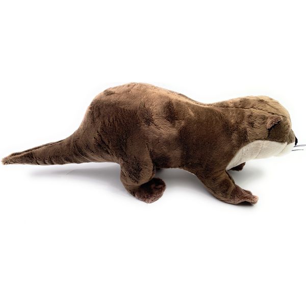 Onwomania Peluche In Tessuto Animale Lontra Lutrinae Faina D'acqua 60Cm Marrone-image