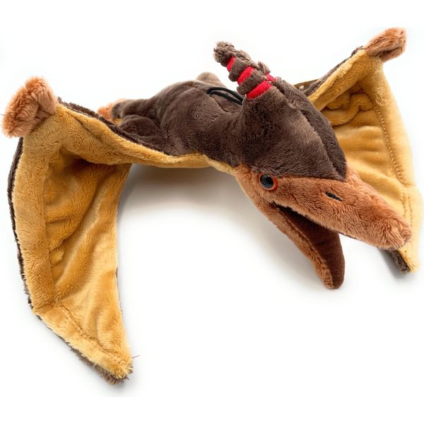 Onwomania Peluche In Tessuto Animale Pteranodonte Volo Dinosauro 44Cm Marrone-image