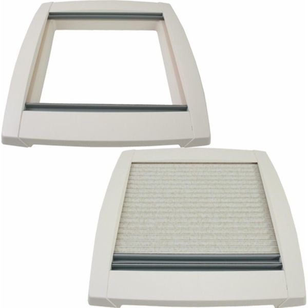 Telaio Interno Per Botola Mpk Finestra Per Tetto Cofano Per Tetto 40 X 40 Cm Caravan Camper Caravan Con Tenda A Doppia Plissettatura-image