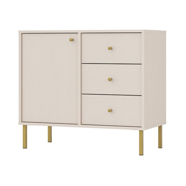 Cassettiera Iros 2 - Beige / Oro-image