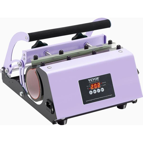 Pressa Termica Per Tumbler Vevor, Pressa Per Tazze Da 11-30 Oz, Riscalda In Modo Rapido E Uniforme, Pressa Per Tumbler Con Carta Per Sublimazione, Nastro Adesivo E Guanti, Impostazione Di Temperatura E Tempo-image