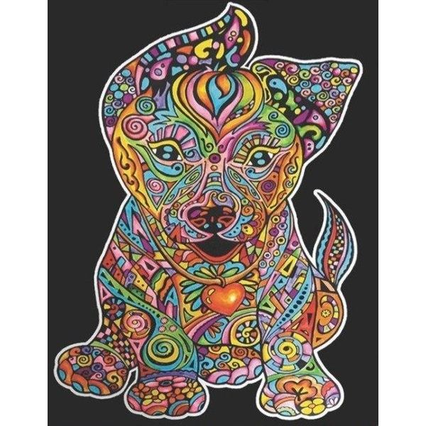 Libro Da Colorare Magico Cucciolo Di Velluto 29,7X21 - Scopri La Gioia Della Creazione Con Disegni Adorabili Che Delizieranno I Piccoli Artisti!-image