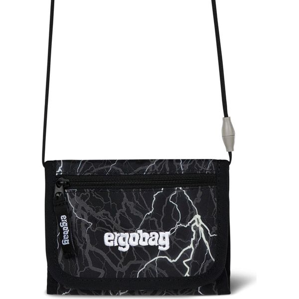 Ergobag Borsello Da Collo Portafoglio Reflex Glow-Edition Neck Pouch Super ReflektbäR Nero-image