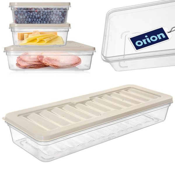 Orion Contenitore Per Alimenti Con Coperchio Contenitore Per Alimenti Contenitore Per Cucina 1 Litro-image