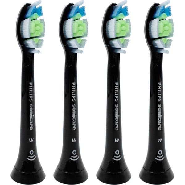 Philips Sonicare Testine Per Spazzolino HX6064 Nero 4 Pezzi Diamond Clean-image