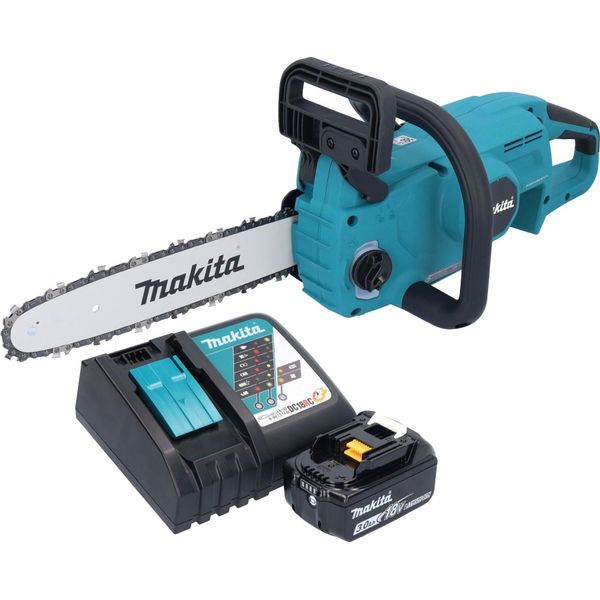 Makita Duc 307 RFX3 Motosega A Batteria 18 V 30 Cm Brushless + 1X Batteria 3,0 Ah + Caricabatterie-image