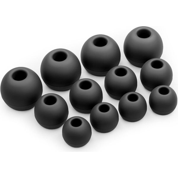 Okuli 12 X Gommini Auricolari In Silicone Ricambio Per Jbl Tune 130NC Auricolari Cuffie-image