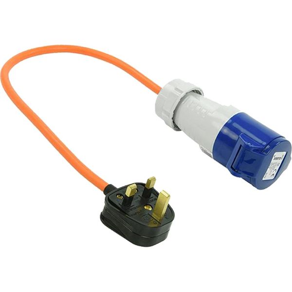 Cavo Adattatore Uk Uk Cee Accoppiamento Adaper Caravan 60 Cm-image