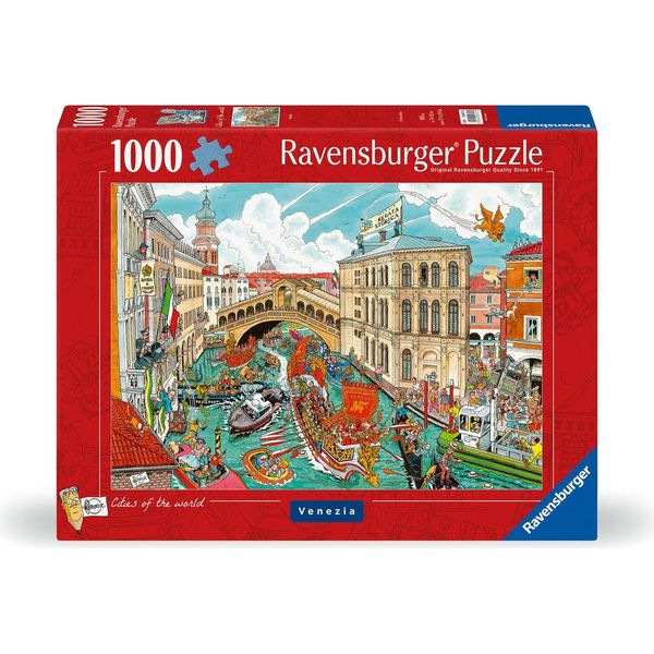 Puzzle Ravensburger Venezia - Fleroux 1000 Pezzi Per Adulti-image