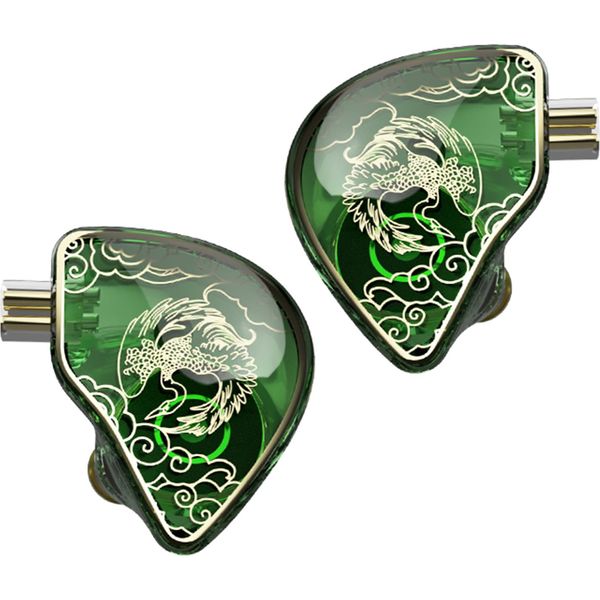 Tangzu Cuffie In-Ear, Cuffie Cablate A Cancellazione Del Rumore, Cuffie Stereo, Qualità Audio Hi-Fi Senza Perdite, Verdi, Con Microfono-image